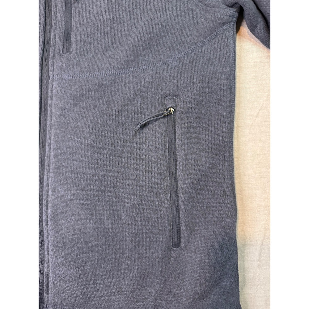 The North Face Sweater Fleece Jacket Mens Medium Gray Excellent NCAP Speedo - Picture 10 of 14
